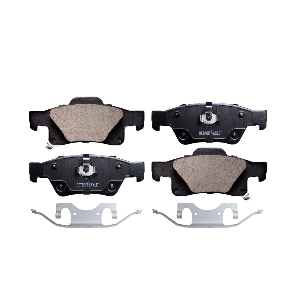 Detroit Axle - Rear Brake Kit for 2011-2025 Dodge Durango 2011-2021 Jeep Grand Cherokee, Disc Brake Rotors Ceramic Brake Pads: 12.99 VENTED Rear Rotors