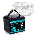12v 50ah Lithium Iron Phosphate Battery 12v LiFePO4 Battery for Home Back-up Boat