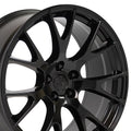 OE Wheels DG15 20 Inch Rim Fits Hellcat Style 5x115 20x9 Gloss Black - Hollander 2528 (1)