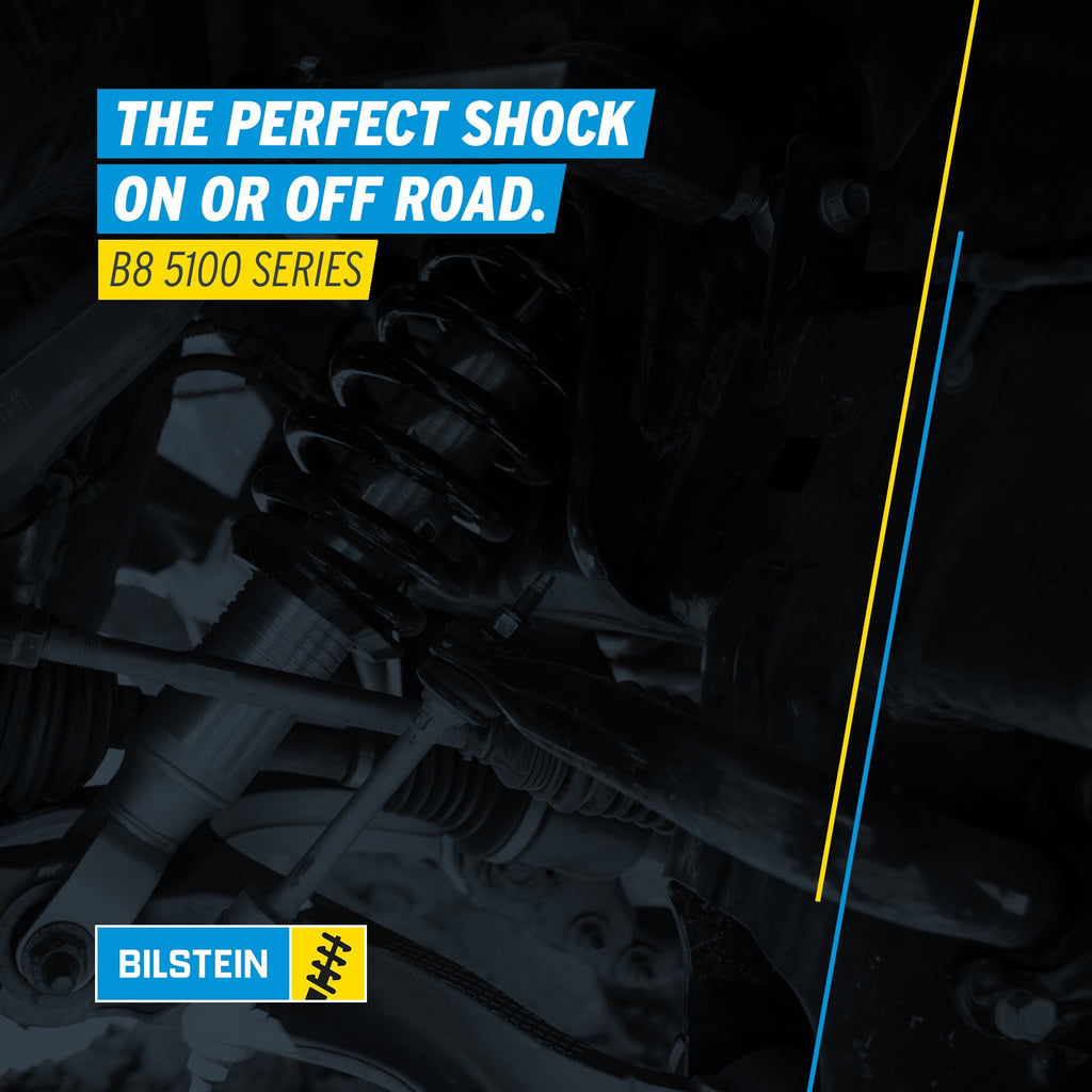 Bilstein Set of Front and Rear B8 5100 Series Shocks with Steering Stabilizer Compatible with 2020-2025 Wrangler with 2-3 Rear Lift