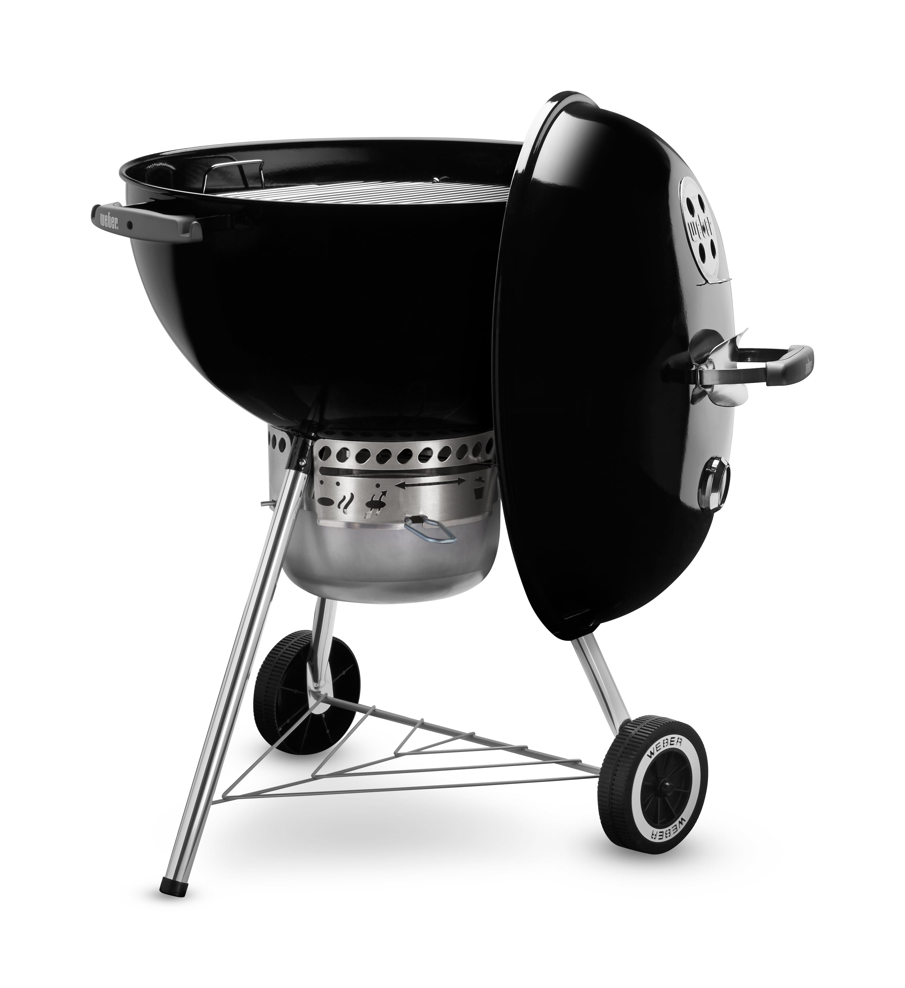 Weber Original Charcoal Grill, 22 Inch Premium Kettle Charcoal Grill, Copper