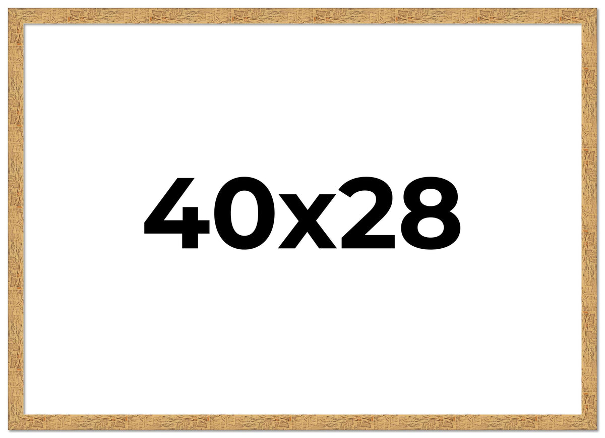 40x28 Bronze Brown Real Wood Picture Frame Width 1.25 inches | Interior Frame Depth 0.75 inches |
