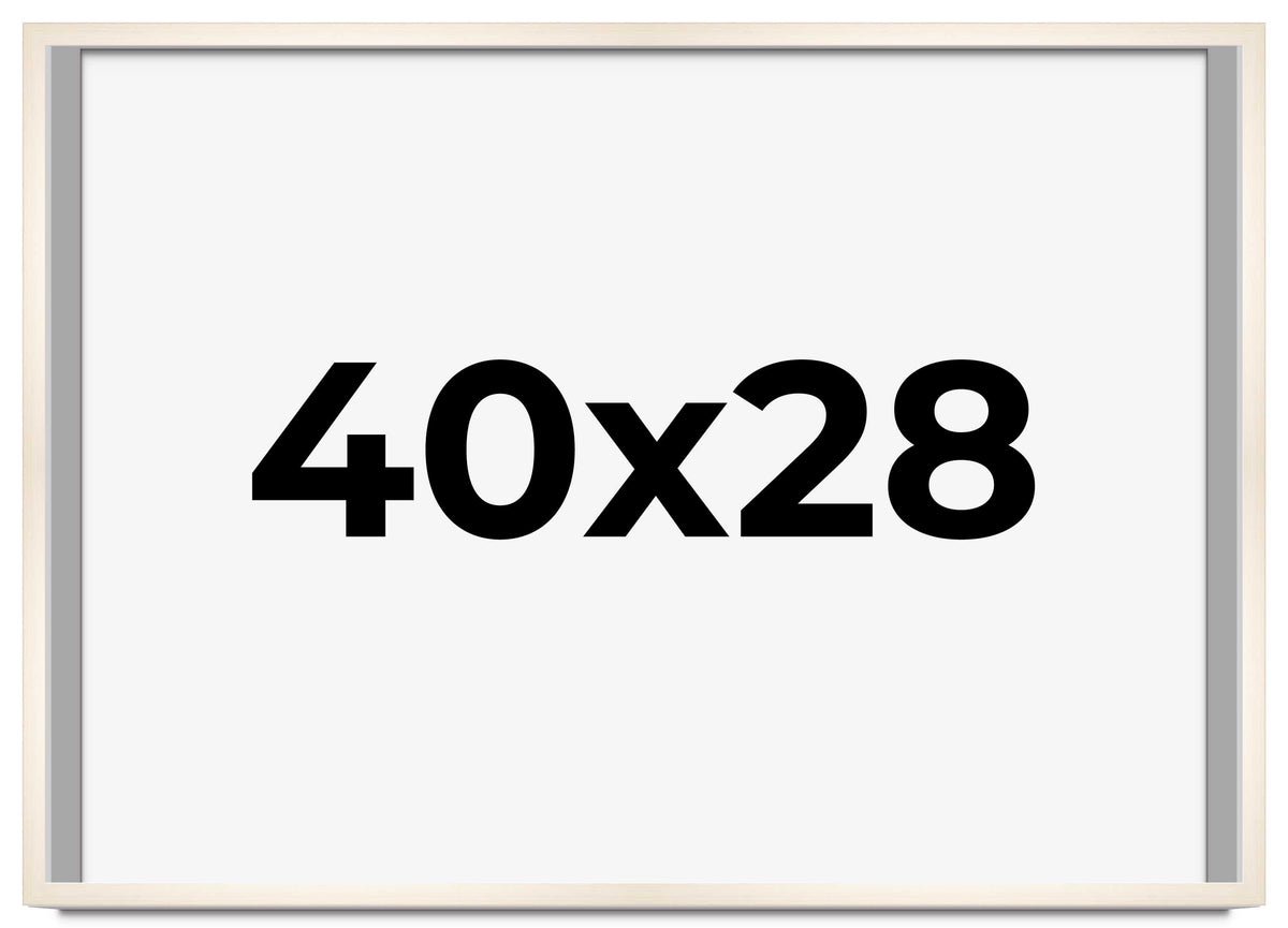 40x28 Bronze Brown Real Wood Picture Frame Width 1.25 inches | Interior Frame Depth 0.75 inches |