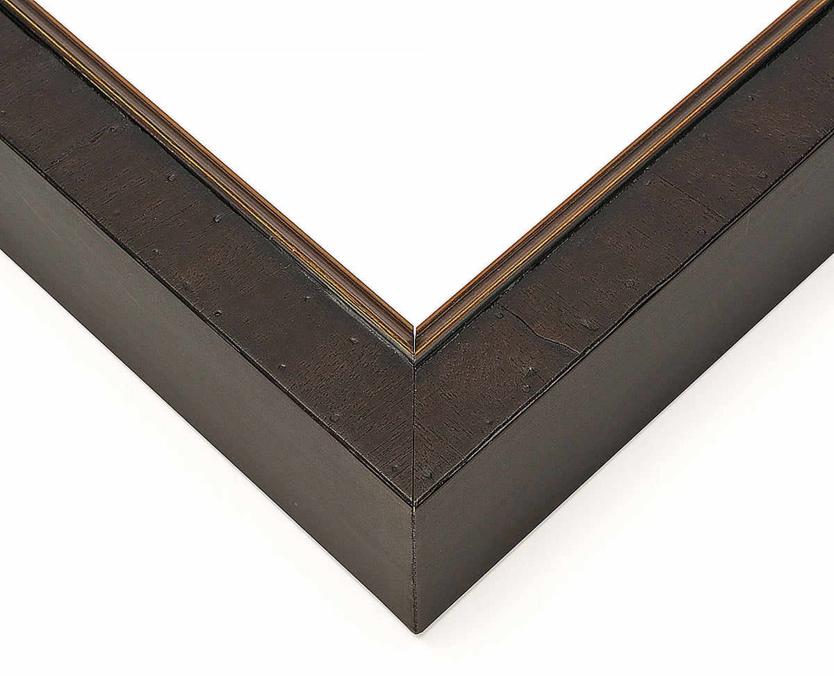 40x28 Bronze Brown Real Wood Picture Frame Width 1.25 inches | Interior Frame Depth 0.75 inches |