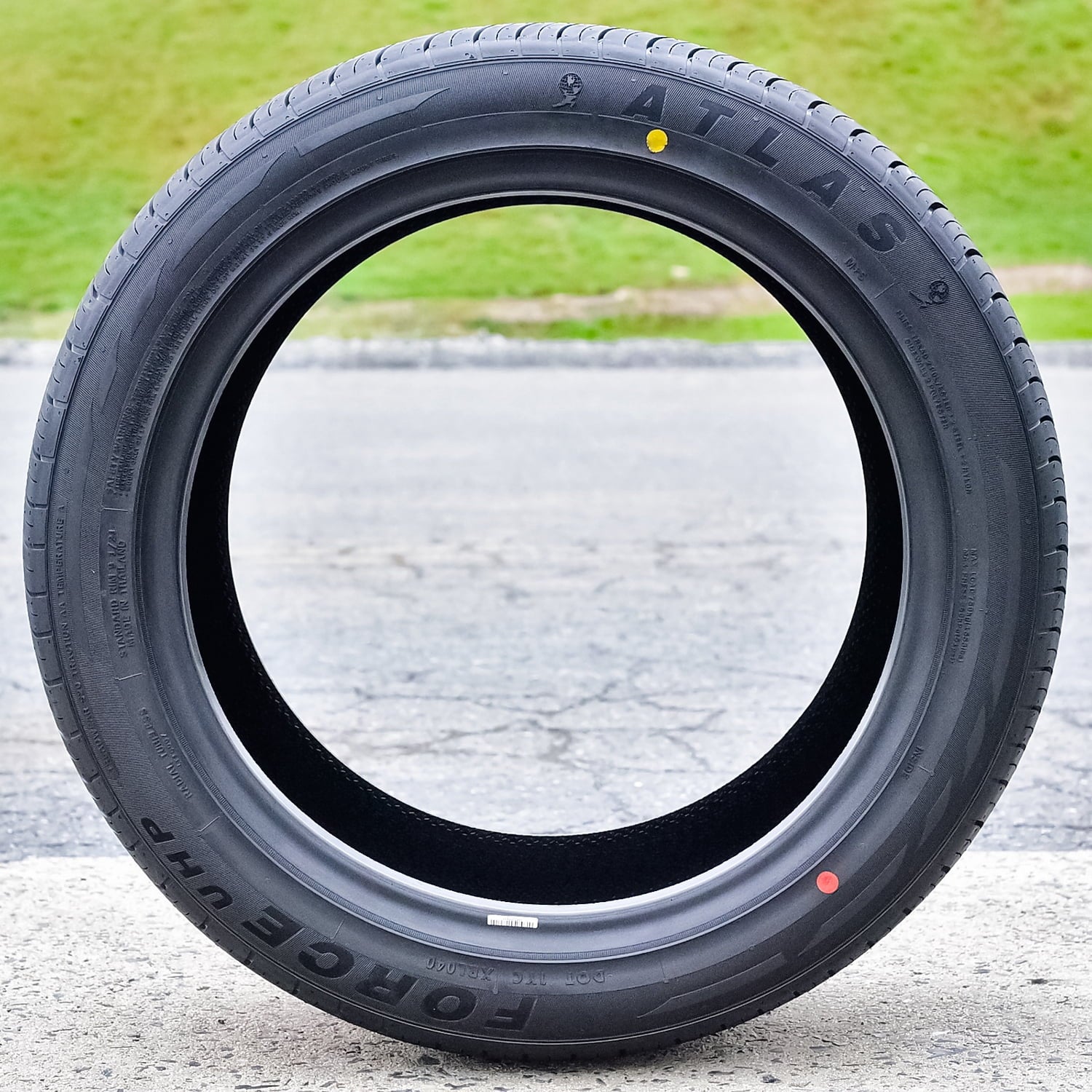 Set of 4 (FOUR) Atlas Force UHP A/S 225/45R19 96Y XL High Performance All Season Tires Fits: 2014-17 Mazda 6 Grand Touring, 2011-13 INFINITI G37 IPL
