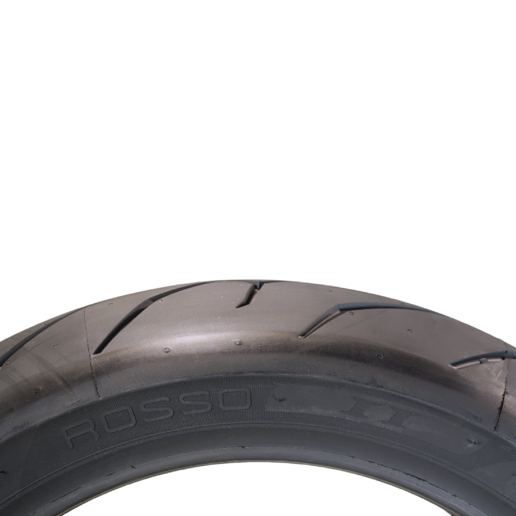Pirelli Diablo Rosso II 120/70 ZR 17 M/C (58W) TL (K) Front & 170/60 ZR 17 M/C (72W) TL Rear Motorcycle Tires- Sport Performance for Road Use Tire Set with Keychain