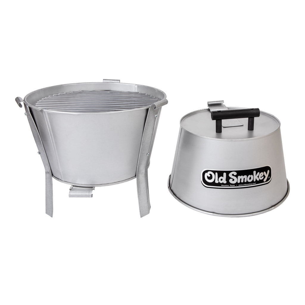 Old Smokey 18 inch Portable Charcoal Grill, Durable Steel BBQ Grill