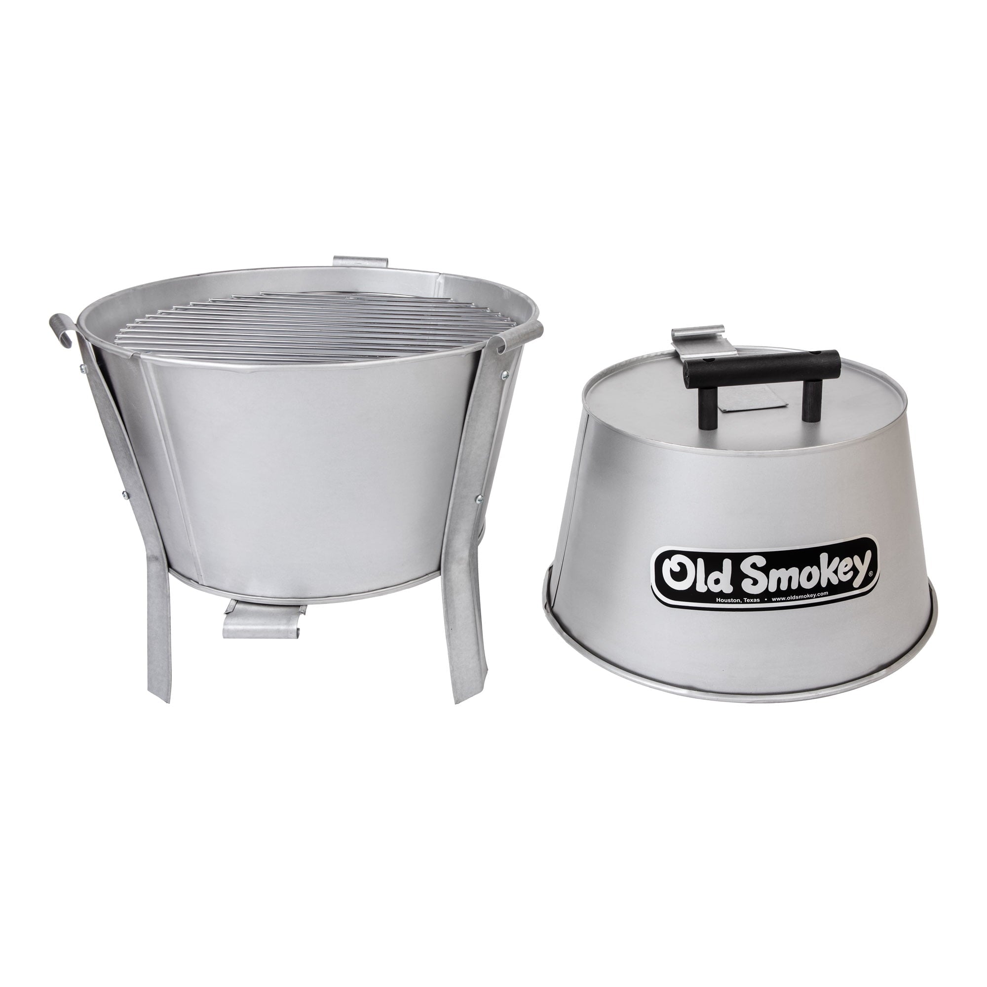 Old Smokey 18 inch Portable Charcoal Grill, Durable Steel BBQ Grill