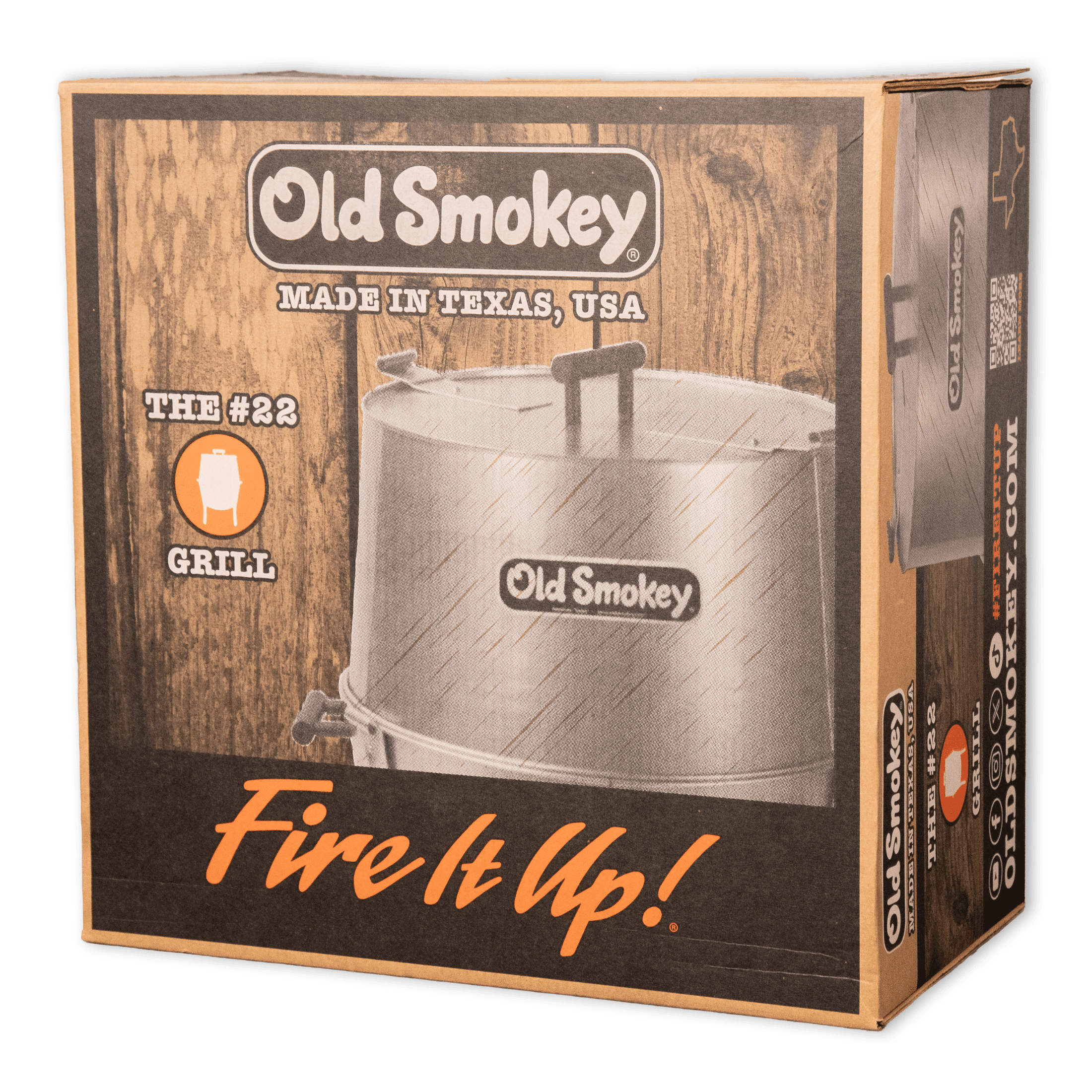Old Smokey 18 inch Portable Charcoal Grill, Durable Steel BBQ Grill