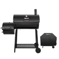 Royal Gourmet CC1830FC 28 Charcoal Grill with Offset Smoker, With Cover,855 Sq. In. Cooking Area, Front Shelf,Charcoal Grill for Outdoor Grilling and Backyard Cooking, Black