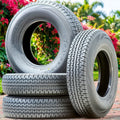 Set of 4 Transeagle ST Radial II Steel Belted ST225/75R15 225/75R15 117/112L E 10 Ply Trailer Tires