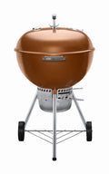 Weber Original Charcoal Grill, 22 Inch Premium Kettle Charcoal Grill, Copper