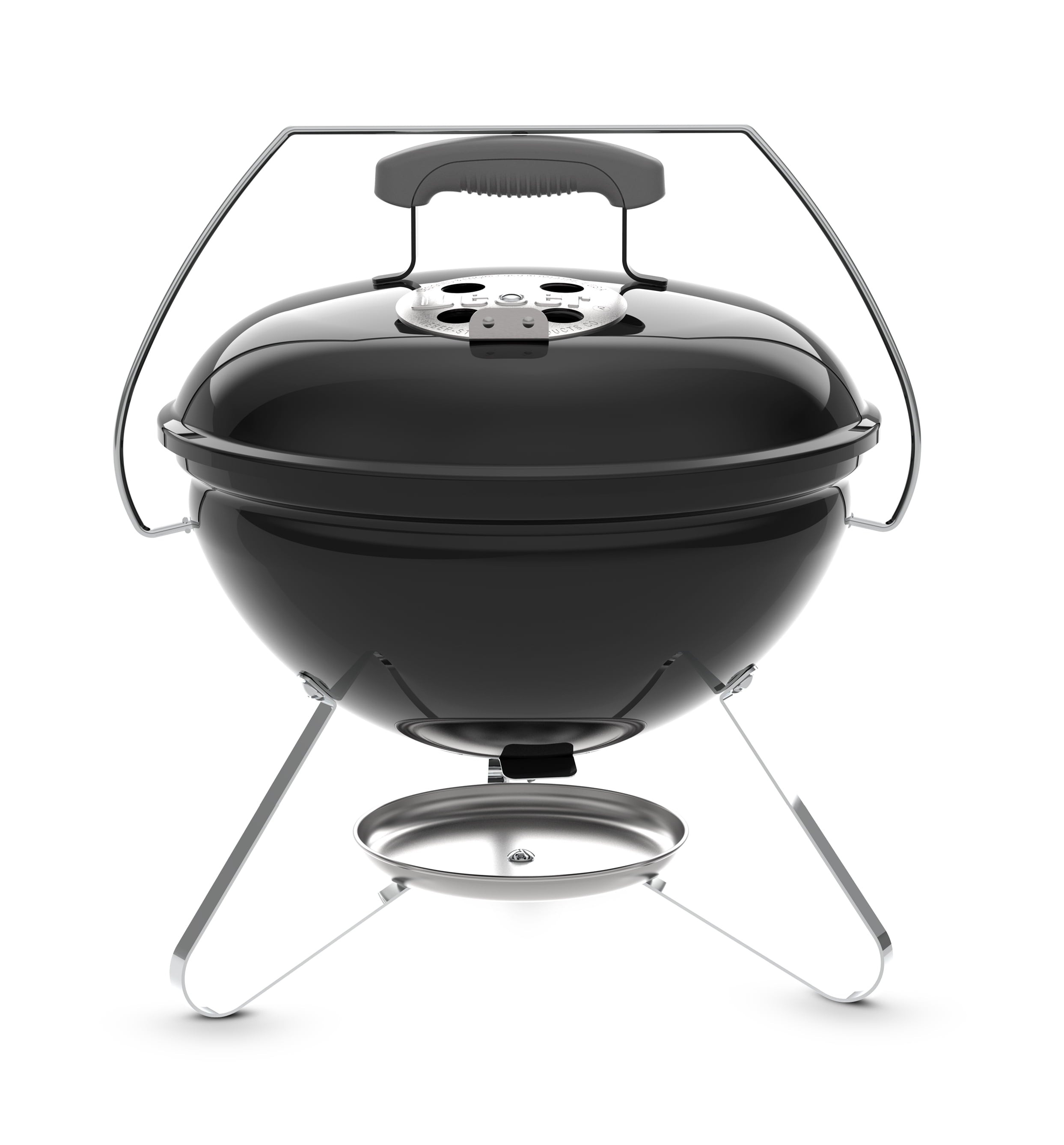 Weber Smokey Joe Charcoal Grill, 14 Inch Portable Charcoal Grill with Handle, Black