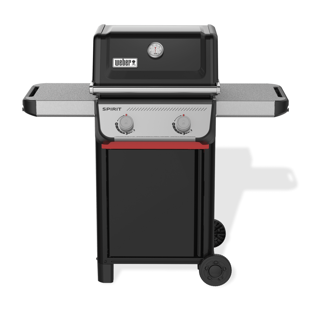 Weber Spirit Gas Grill, E-210 2 Burner Propane Gas Grill with Wheels, Black