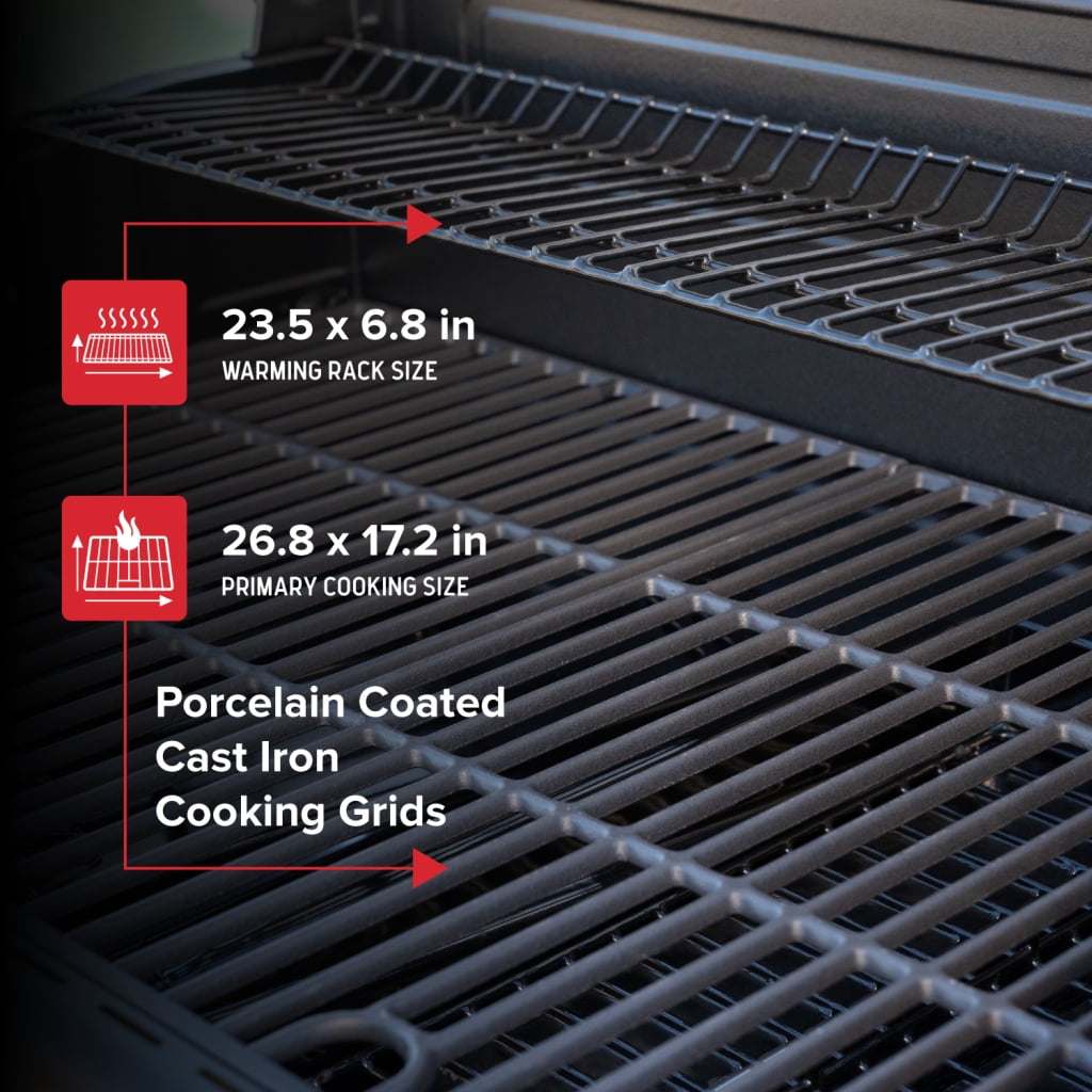 Nexgrill 4-Burner Propane Gas Grill with Side Burner, Stainless Steel Frame, 626 SQ In Total Cooking Space, 60,000 BTUs Output, BBQ Grill Perfect for Outdoor Gatherings - 720-0830H