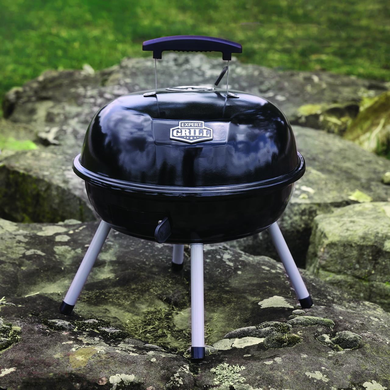 Expert Grill 14.5 inch Portable Charcoal Grill, Black