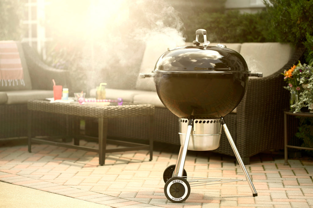 Weber Original Charcoal Grill, 22 Inch Premium Kettle Charcoal Grill, Copper