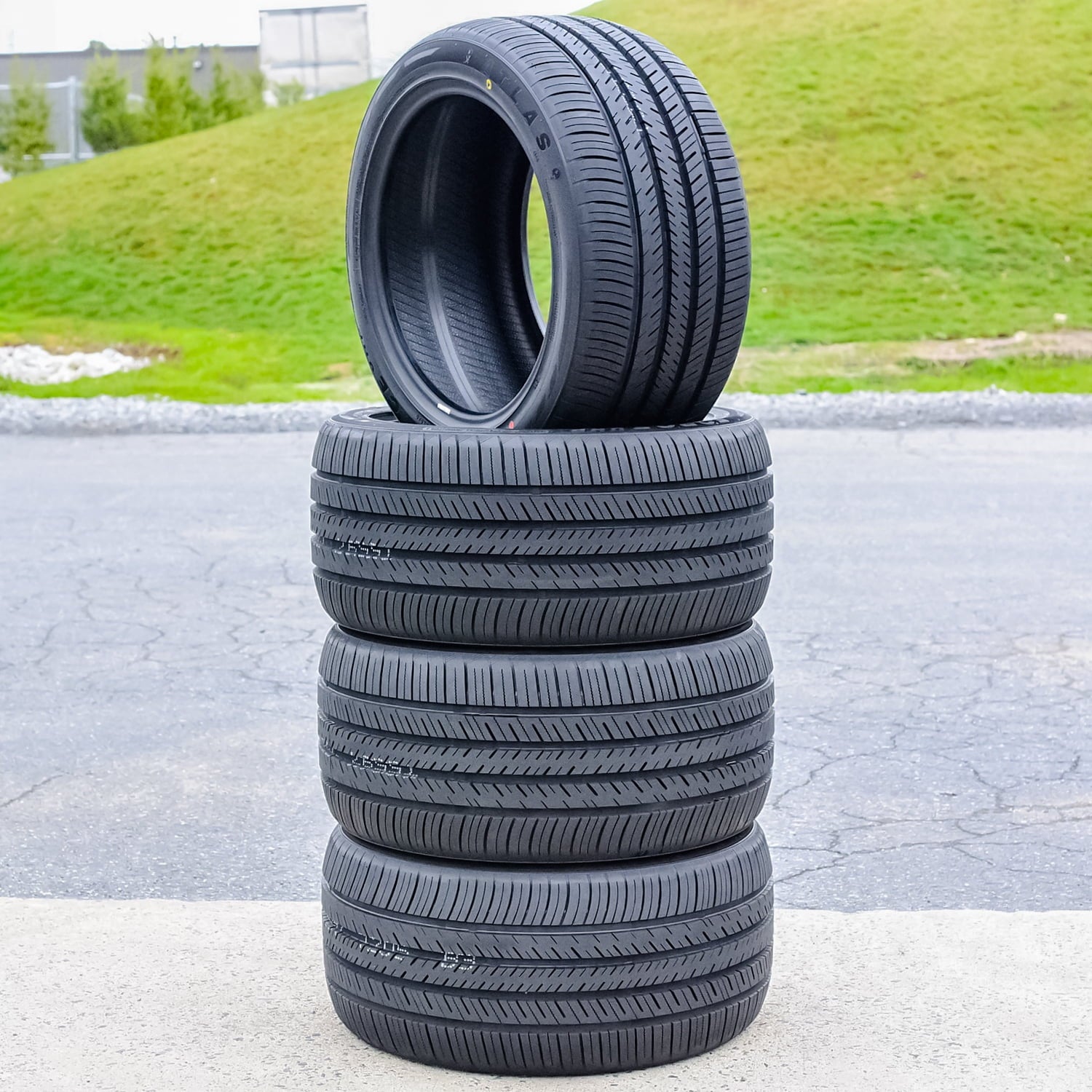 Set of 4 (FOUR) Atlas Force UHP 245/55R19 103V A/S Performance Tires Fits: 2014-18 Toyota Highlander Hybrid XLE, 2019 Toyota Highlander Hybrid Limited Platinum