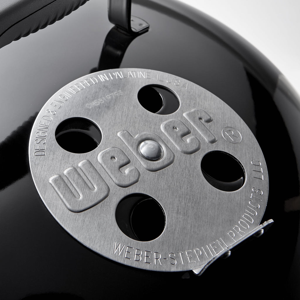 Weber Smokey Joe Charcoal Grill, 14 Inch Portable Charcoal Grill with Handle, Black