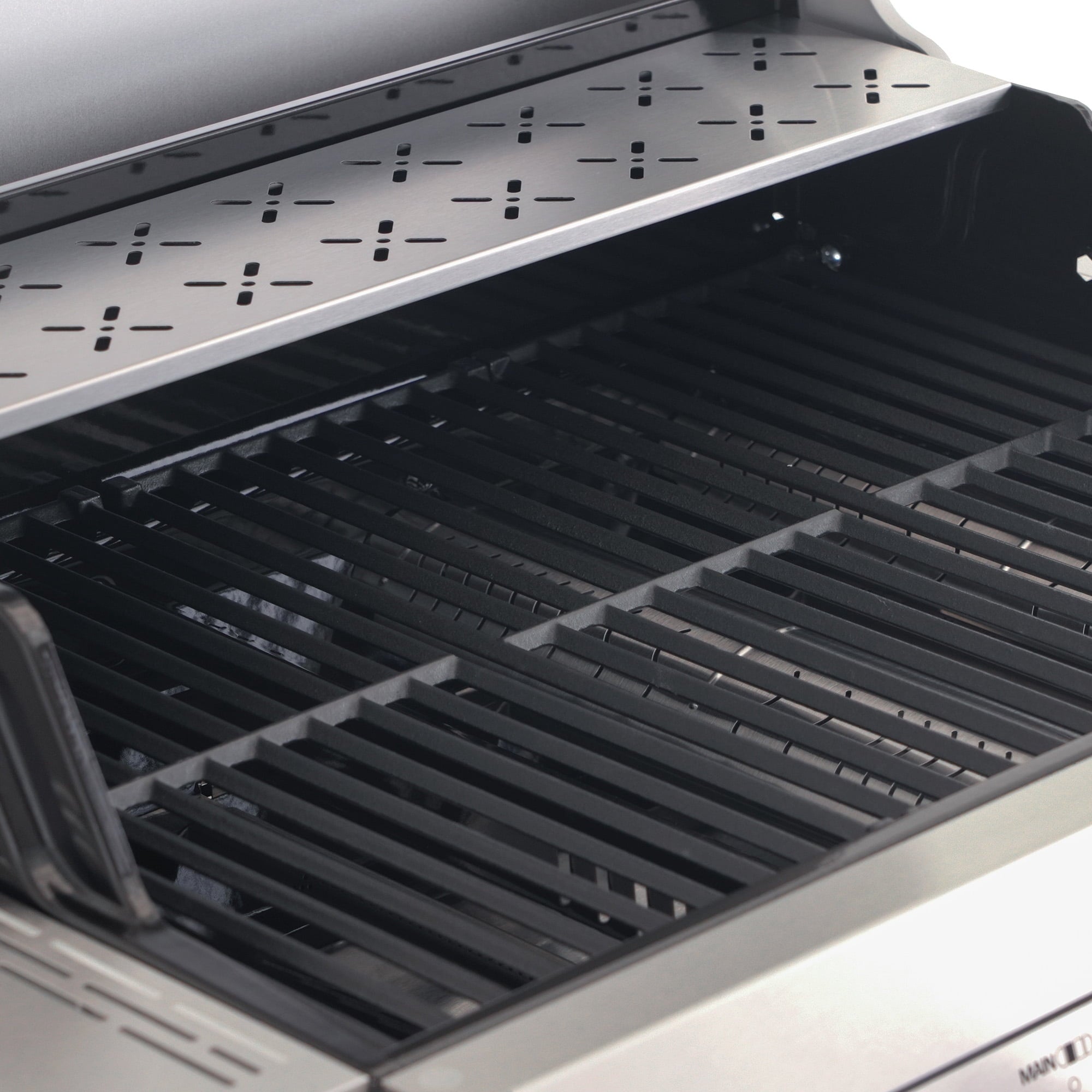 Monument Grills 4 +1 Burner Propane Gas Grill,49,000 BTU Stainless Steel Outdoor Patio Barbecue Grill with Folding Shelves and Flip Rack,Mesa II 415BZ