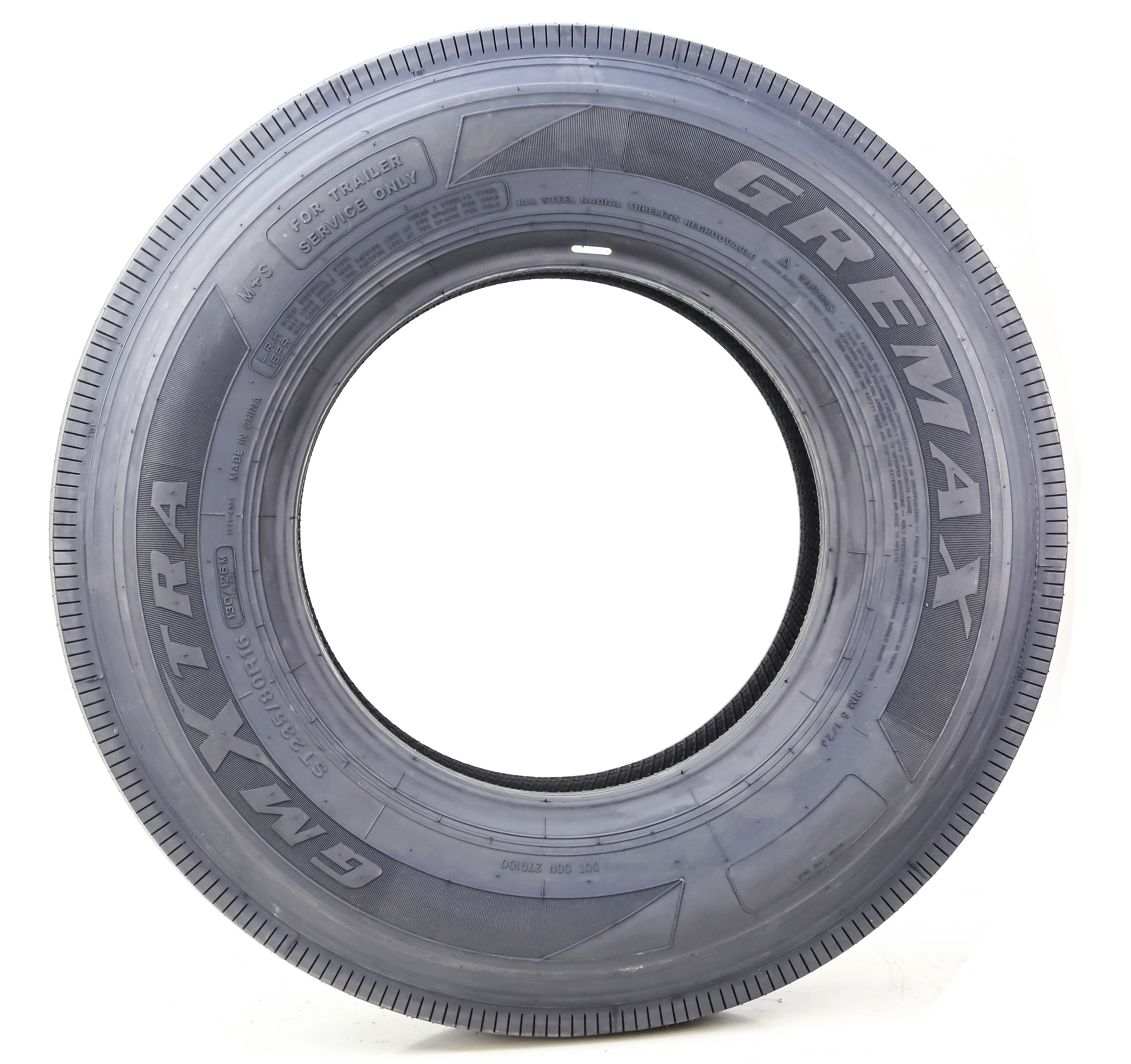 2 GREMAX All Steel Heavy Duty Premium Trailer Radial Tire-ST235/80R16 235/80/16 235/80-16 130/126M LR H 16-Ply
