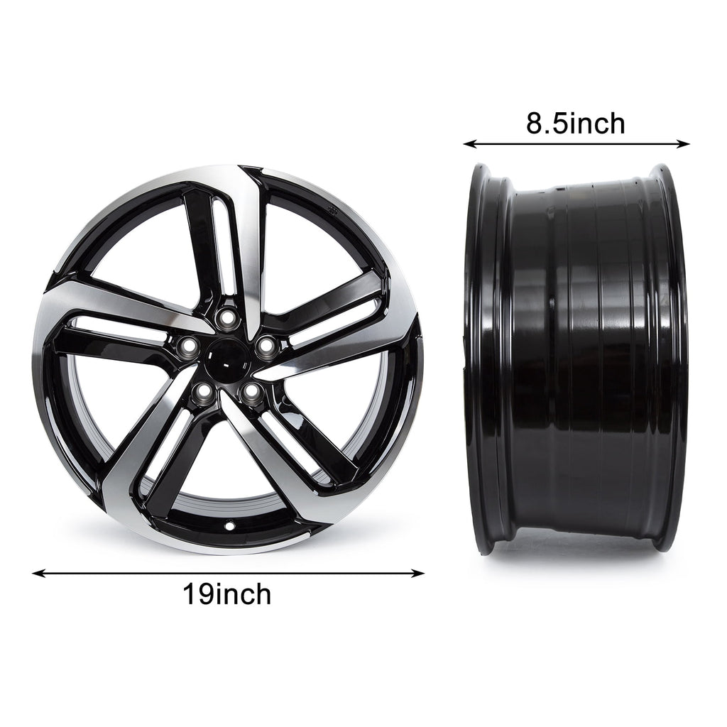 YeulionCraft 19 X 8.5 inch Wheels Rims for Honda Accord 2018-2022, 19'' Alloy Replacement Rims